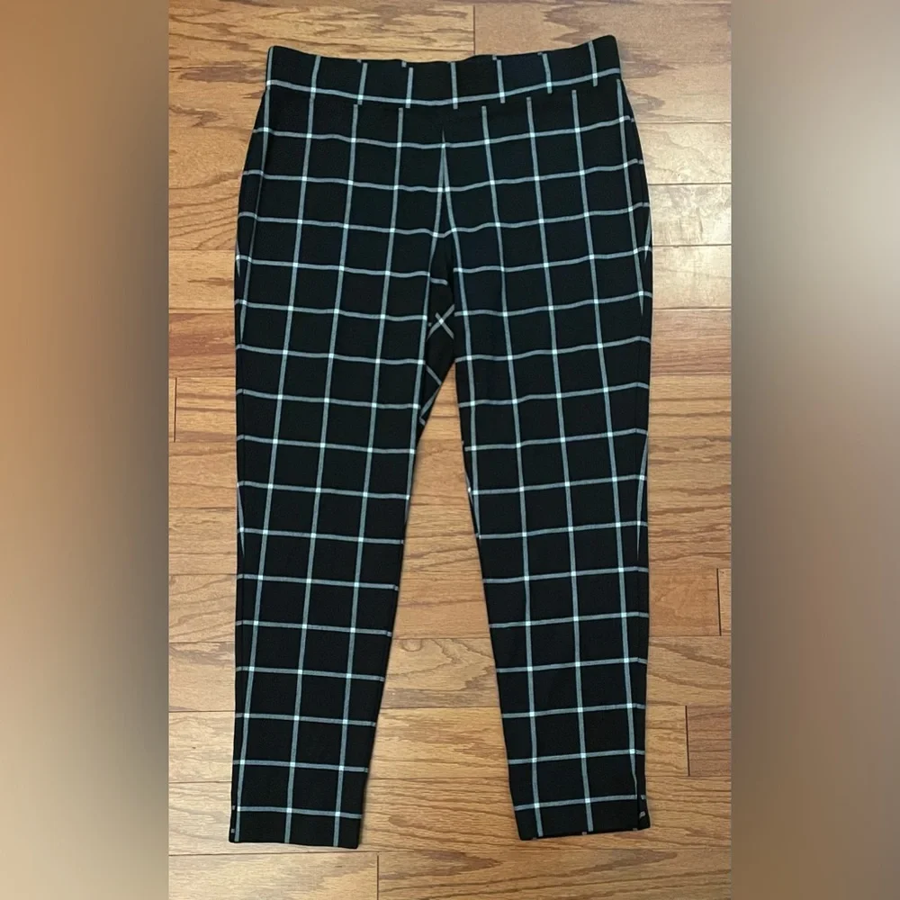 The Limited-Black and White Plaid Pants Size L‎